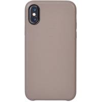 Чехол кожаный Leather Case Apple iPhone Xs Max (Серый) Чехол кожаный Leather Case Apple iPhone Xs Max (Серый)
