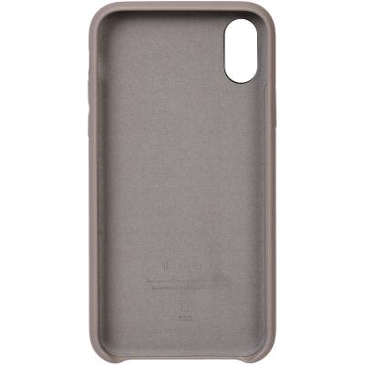 Чехол кожаный Leather Case Apple iPhone Xs Max (Серый) Чехол кожаный Leather Case Apple iPhone Xs Max (Серый)