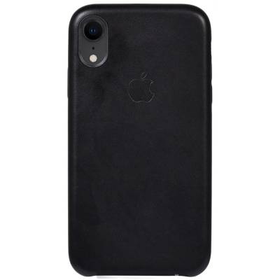 Чохол шкіряний Leather Case Apple iPhone Xr (Чорний)