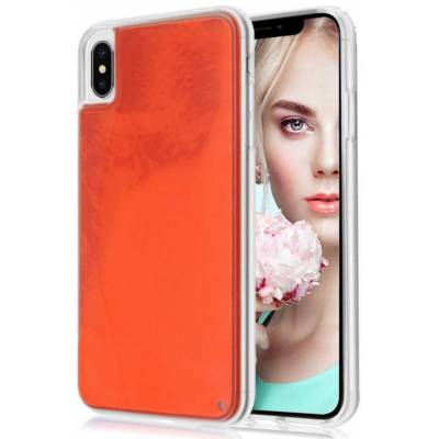 Чехол неоновый Night Light Neon Case iPhone X (Оранжевый)