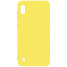 Чехол Matt TPU Case Samsung Galaxy A10 (Желтый)