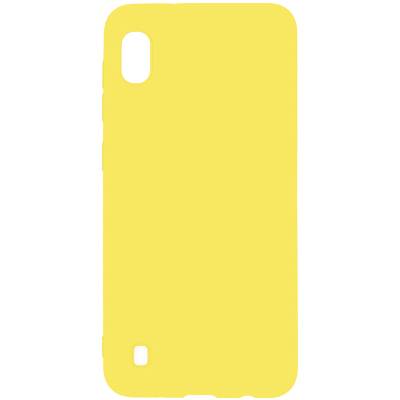 Чехол Matt TPU Case Samsung Galaxy A10 (Желтый)