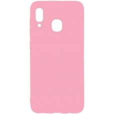 Чехол Matt TPU Case Samsung Galaxy A20 (Розовый)
