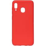 Чехол Matt TPU Case Samsung Galaxy A20 (Красный)
