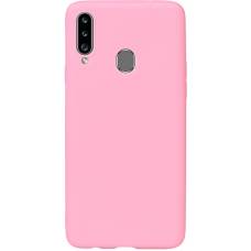 Чехол Matt TPU Case Samsung Galaxy A20s (Розовый) Чехол Matt TPU Case Samsung Galaxy A20s (Розовый)