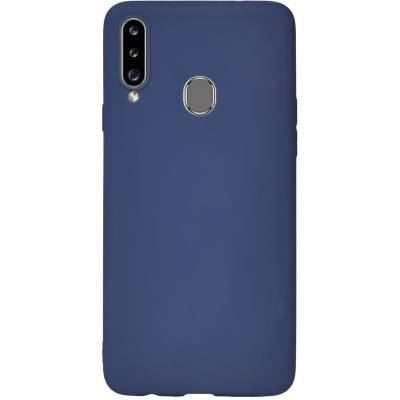 Чехол Matt TPU Case Samsung Galaxy A20s (Синий)