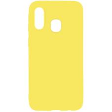 Чехол Matt TPU Case Samsung Galaxy A40 (Желтый)