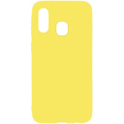 Чехол Matt TPU Case Samsung Galaxy A40 (Желтый)
