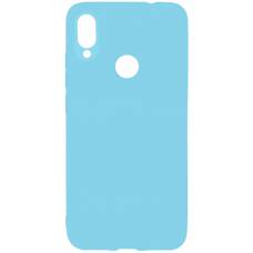 Чехол Matt TPU Case Xiaomi Redmi Note 7 Pro (Голубой)