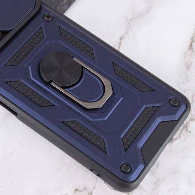 Чохол удароміцний Serge Ring Camshield з магнітним утримувачем Samsung Galaxy A03 (Синій) Чохол удароміцний Serge Ring Camshield з магнітним утримувачем Samsung Galaxy A03 (Синій)