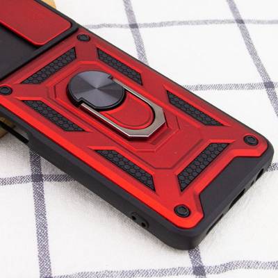 Чехол ударопрочный Serge Ring Camshield Samsung Galaxy A03s (Красный) Чехол ударопрочный Serge Ring Camshield Samsung Galaxy A03s (Красный)