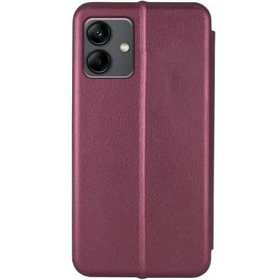 Чехол книжка кожаный Samsung Galaxy A04 (Бордовый) Чехол книжка кожаный Samsung Galaxy A04 (Бордовый)