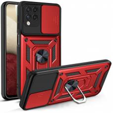 Чохол удароміцний Serge Ring Camshield з магнітним утримувачем Samsung Galaxy M53 (Червоний)