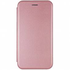 Чехол книжка кожаный Xiaomi Poco X5 Pro (Розовое Золото)