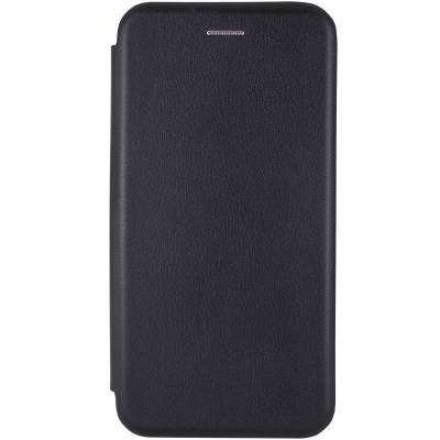 Чехол книжка кожаный Samsung Galaxy A04s (Черный)