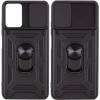 Чехол ударопрочный Serge Ring Camshield Samsung Galaxy A04s (Черный)