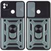 Чехол ударопрочный Serge Ring Camshield Xiaomi Redmi A1 Plus (Зеленый)