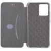 Чехол книжка кожаный Xiaomi Redmi Note 12 4G (Черный) Чехол книжка кожаный Xiaomi Redmi Note 12 4G (Черный)