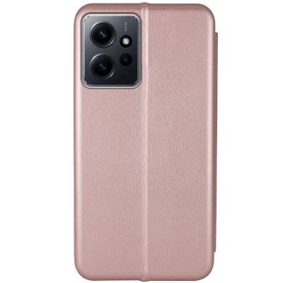 Чехол книжка кожаный Xiaomi Redmi Note 12 4G (Розовое Золото) Чехол книжка кожаный Xiaomi Redmi Note 12 4G (Розовое Золото)