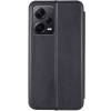 Чехол книжка кожаный Xiaomi Redmi Note 12 Pro+ 5G (Черный) Чехол книжка кожаный Xiaomi Redmi Note 12 Pro+ 5G (Черный)