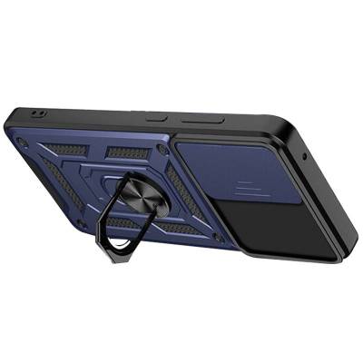 Чехол ударопрочный Serge Ring Camshield Xiaomi 12T / 12T Pro (Синий) Чехол ударопрочный Serge Ring Camshield Xiaomi 12T / 12T Pro (Синий)