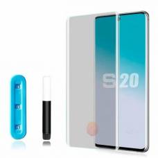 Защитное стекло Samsung Galaxy S20 - с ультрафиоллетовой лампой Защитное стекло Samsung Galaxy S20 - с ультрафиоллетовой лампой