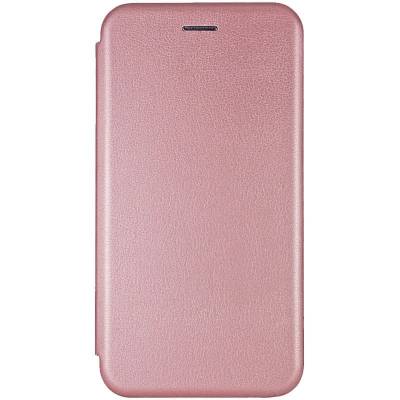 Чехол книжка кожаный Samsung Galaxy A34	 (Розовое золото)