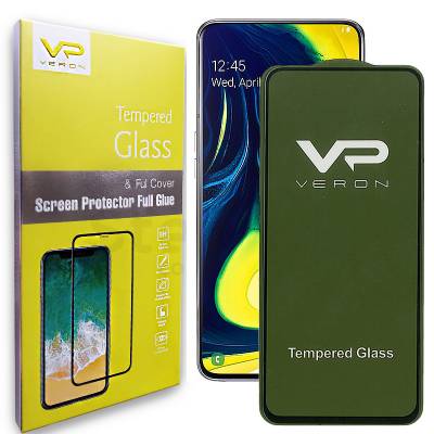 Скло Samsung A80 - Veron Premium Full Glue