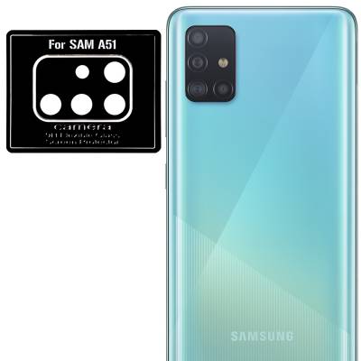 Гибкое защитное стекло на камеру Samsung Galaxy A71 (0.18mm)