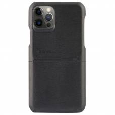 Чехол кожаный G-Case Apple iPhone 12 Pro Max (Черный)