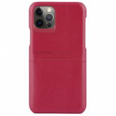 Чехол кожаный G-Case Apple iPhone 12 Pro Max (Красный)
