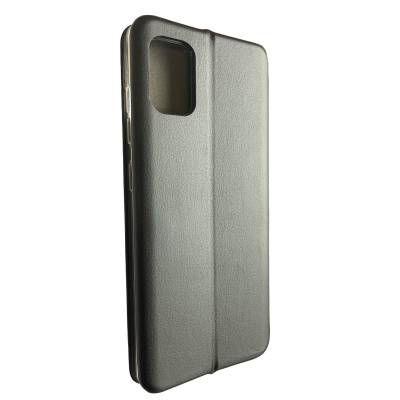 Чехол книжка кожанный Samsung A51 (Черный) Чехол книжка кожанный Samsung A51 (Черный)